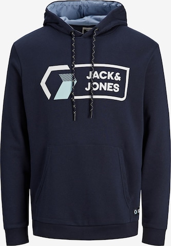 Felpa 'LOGAN' di JACK & JONES in blu: frontale