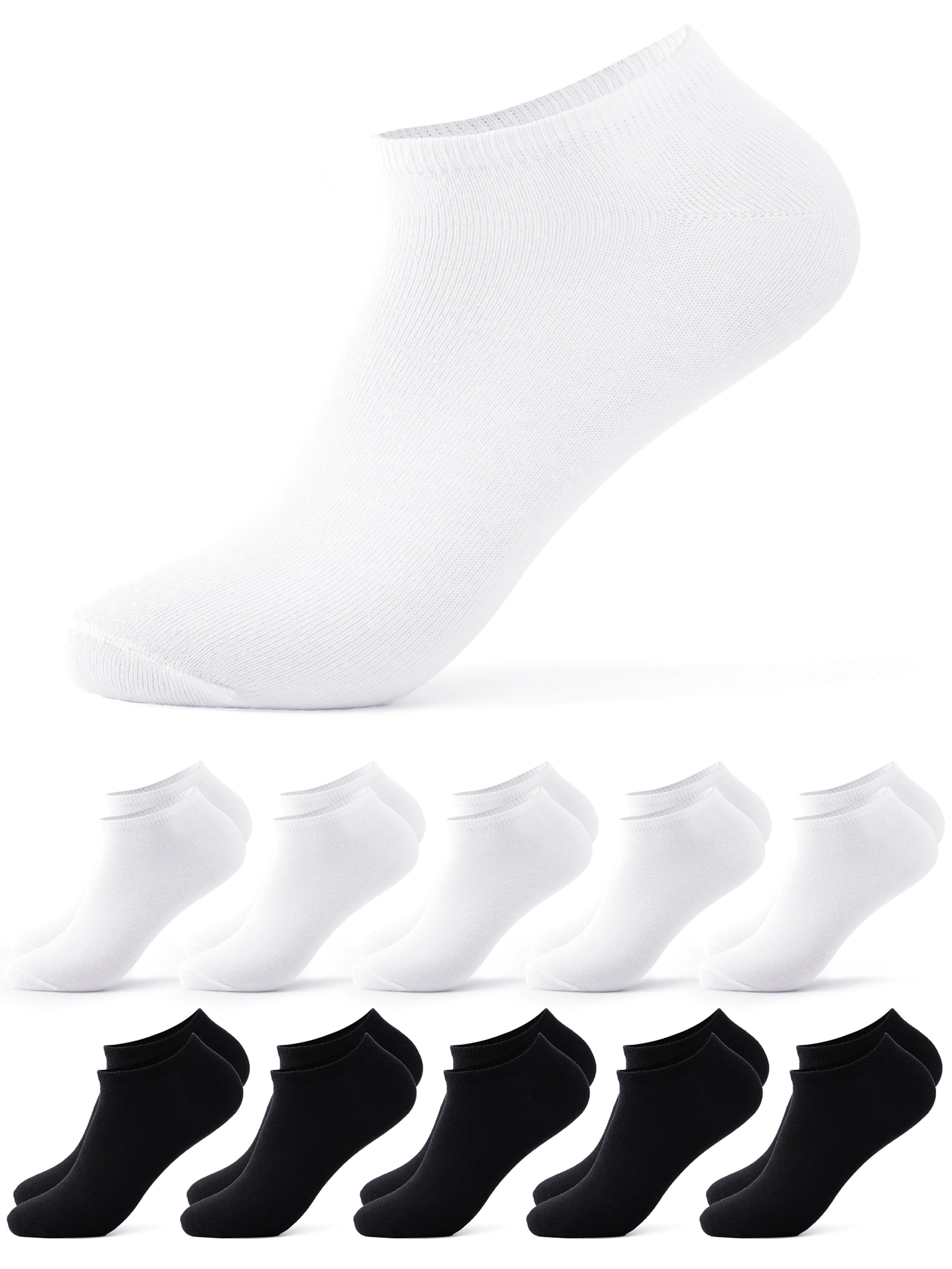 Occulto Sneaker Socken 'Alex' in Schwarz: Vorderseite