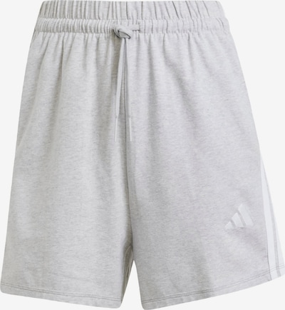Sportinės kelnės 'Essentials' iš ADIDAS SPORTSWEAR, spalva – šviesiai pilka / balta, Prekių apžvalga