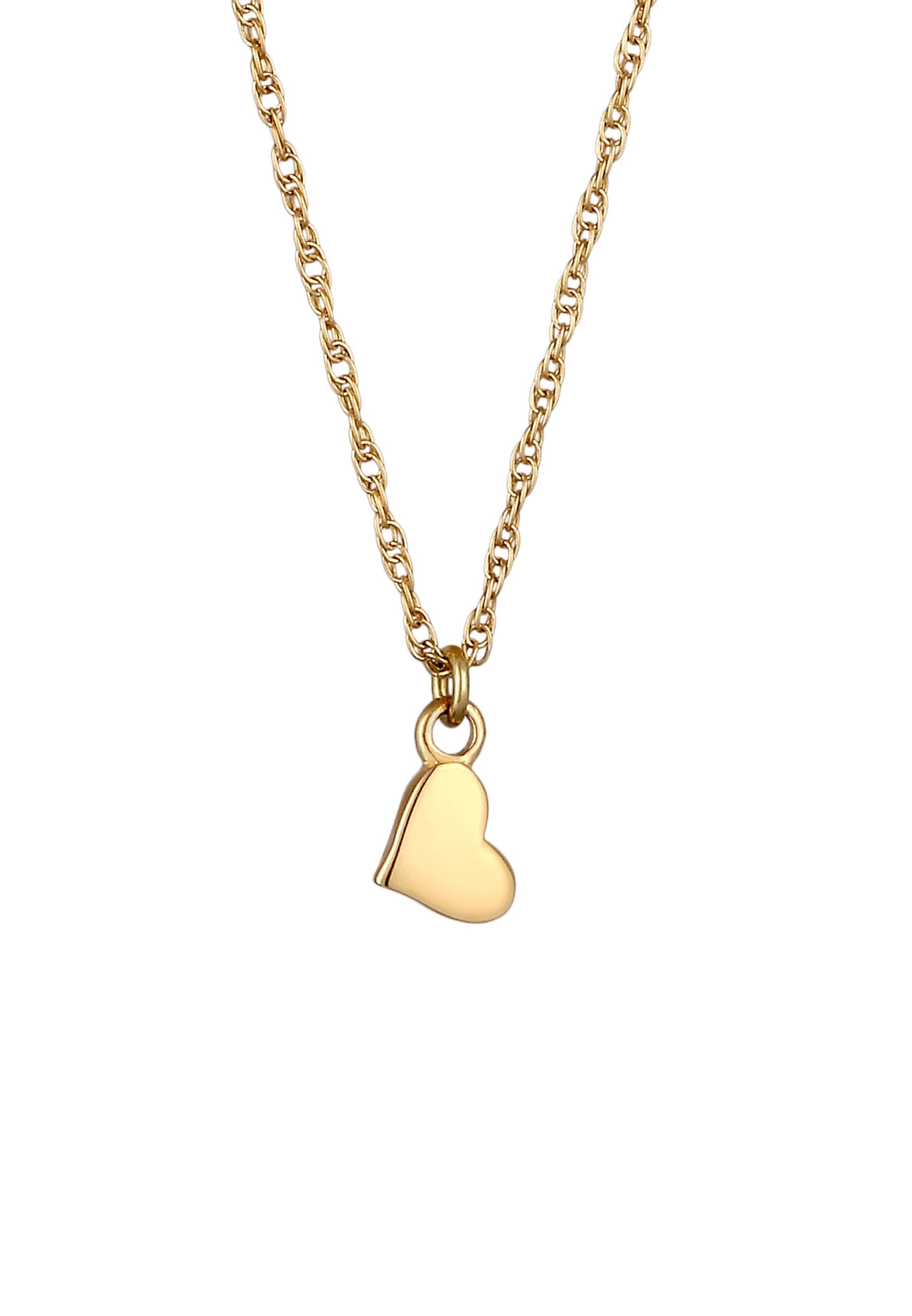 ELLI Ketting 'Herz' in Goud
