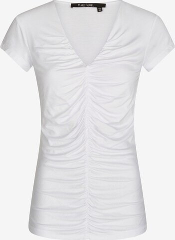 MARC AUREL Shirt in White: front