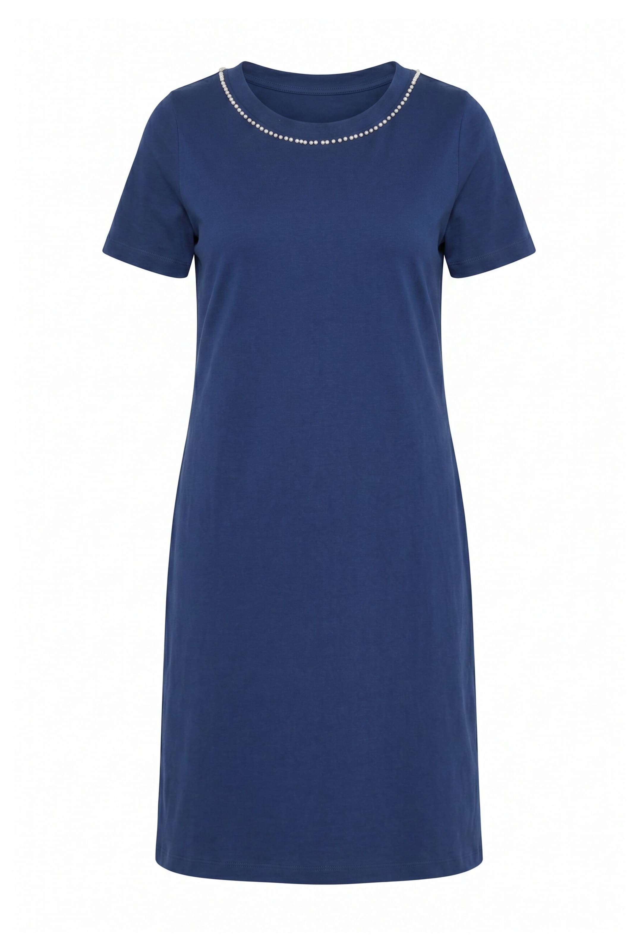 MIAMODA Dress in Blue: front