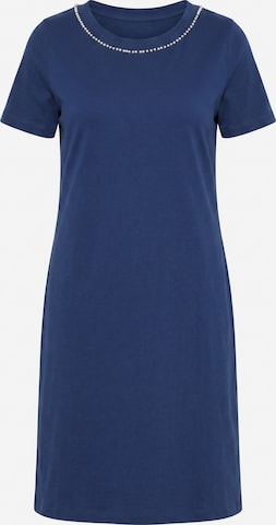 MIAMODA Dress in Blue: front
