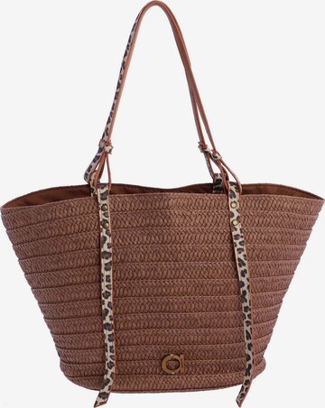 Amichi - Bolsa de playa 'Soleil' en beige: frente