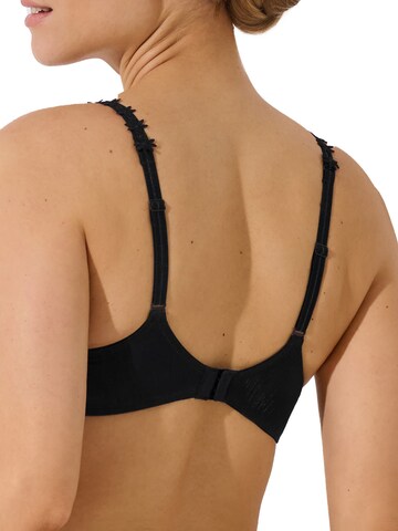 Lisca T-shirt Bra 'Gracia' in Black