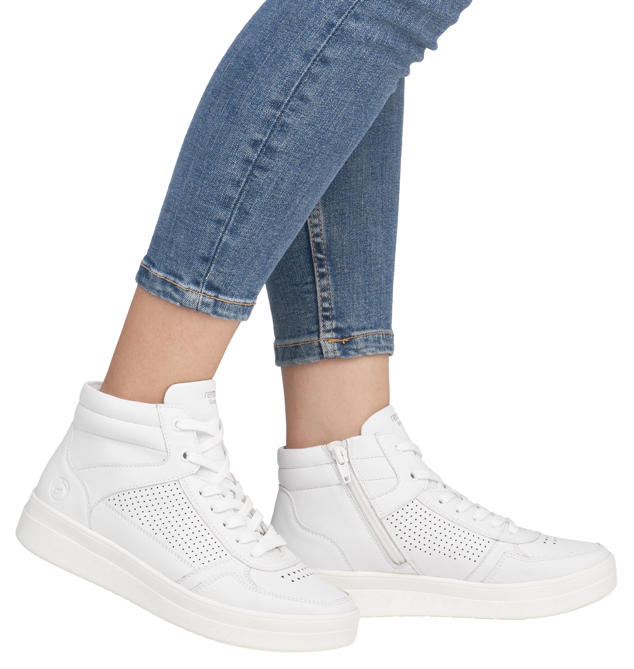 Sneaker alta di REMONTE in bianco