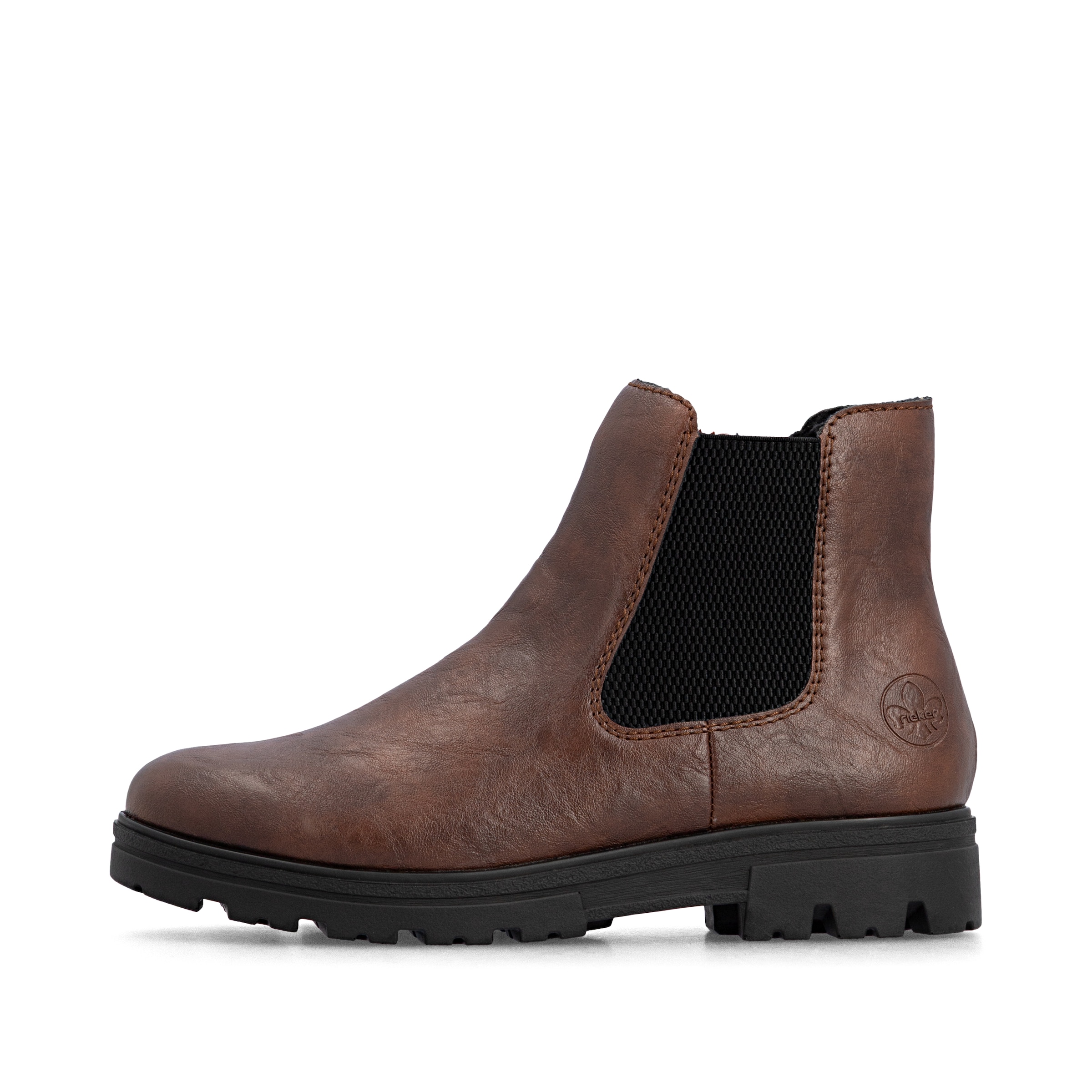 Chelsea Boots Rieker en marron