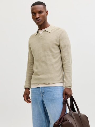 JACK & JONES Svetr 'JPRBLURiley' – béžová: přední strana