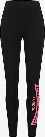 LONSDALE Skinny Leggingsit 'Merridge' värissä musta: etupuoli