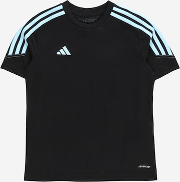 ADIDAS PERFORMANCE Funkční tričko 'Tiro 23 Club' – černá: přední strana