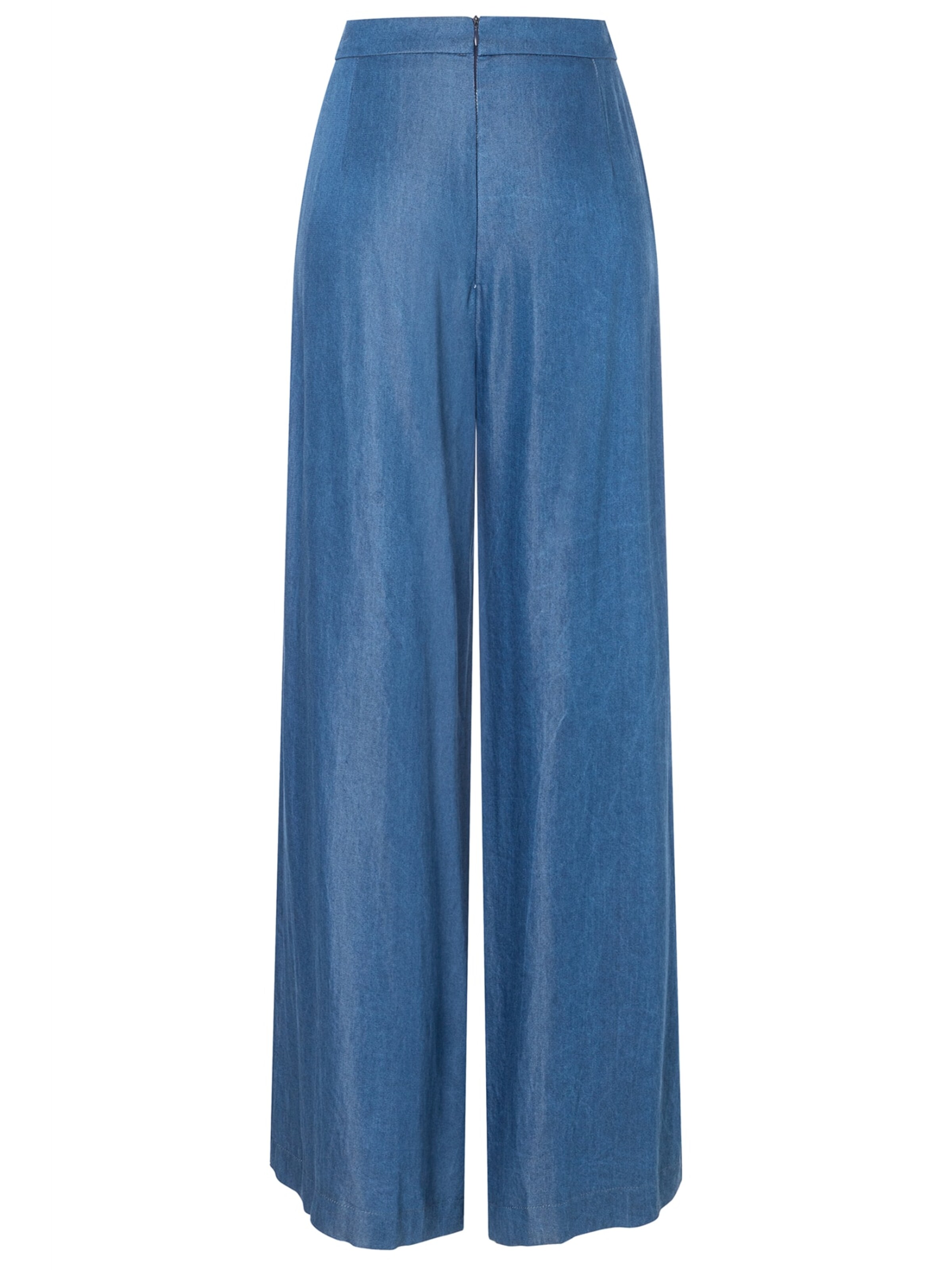 Ana Alcazar Wide Leg Hose 'Doena' in Blau