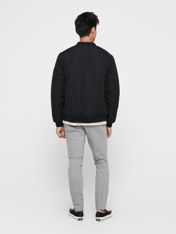 Only & Sons Regular Fit Overgangsjakke 'Jack' i sort