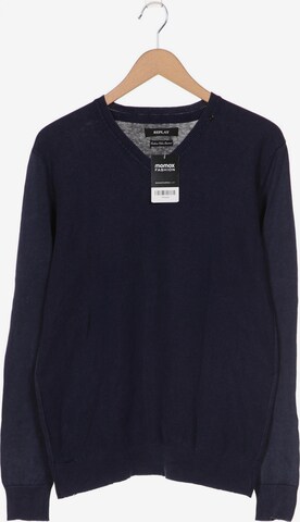 REPLAY Pullover XL in Blau: predná strana