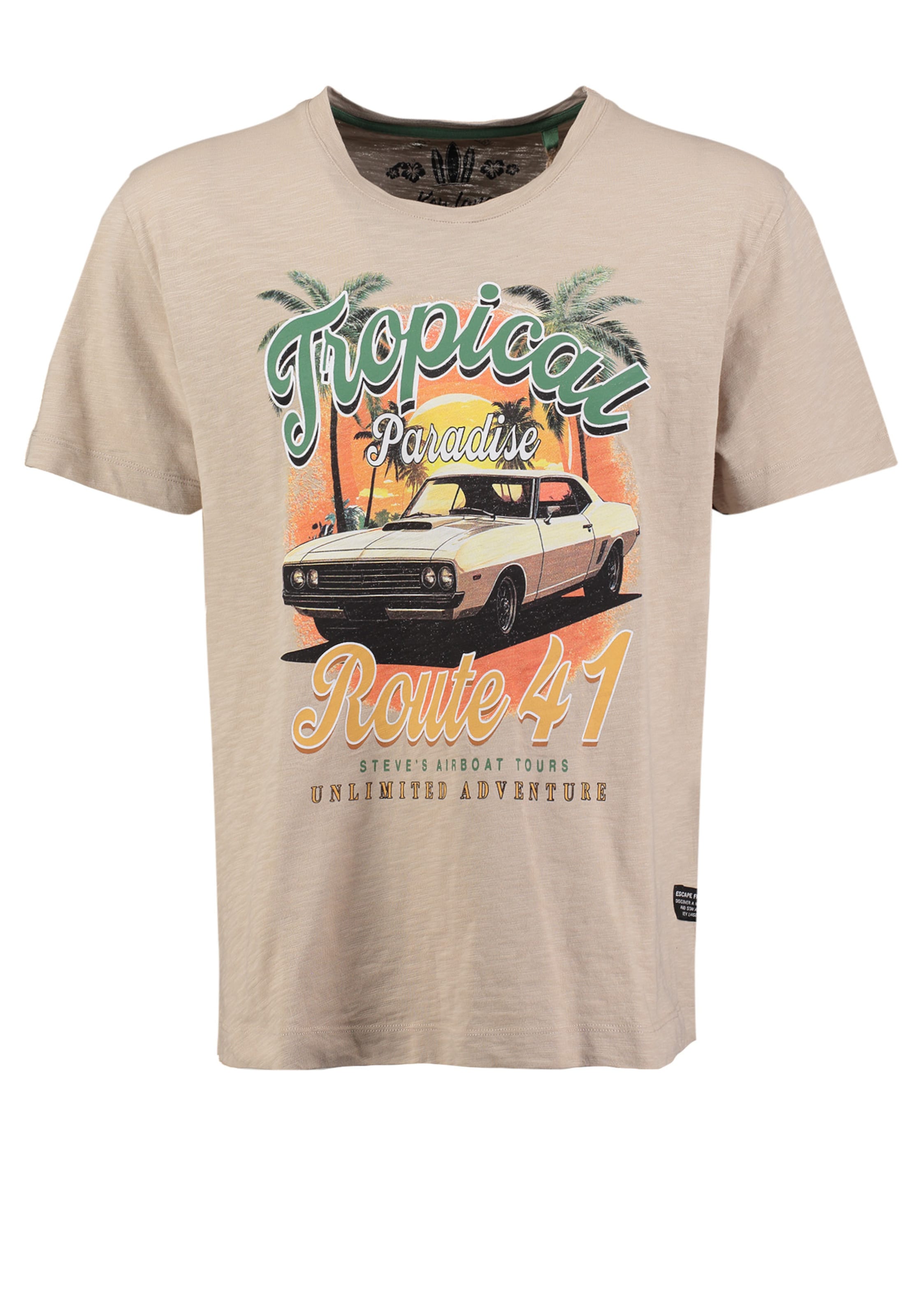 Key Largo Póló 'KL Paradise' - bézs: elől