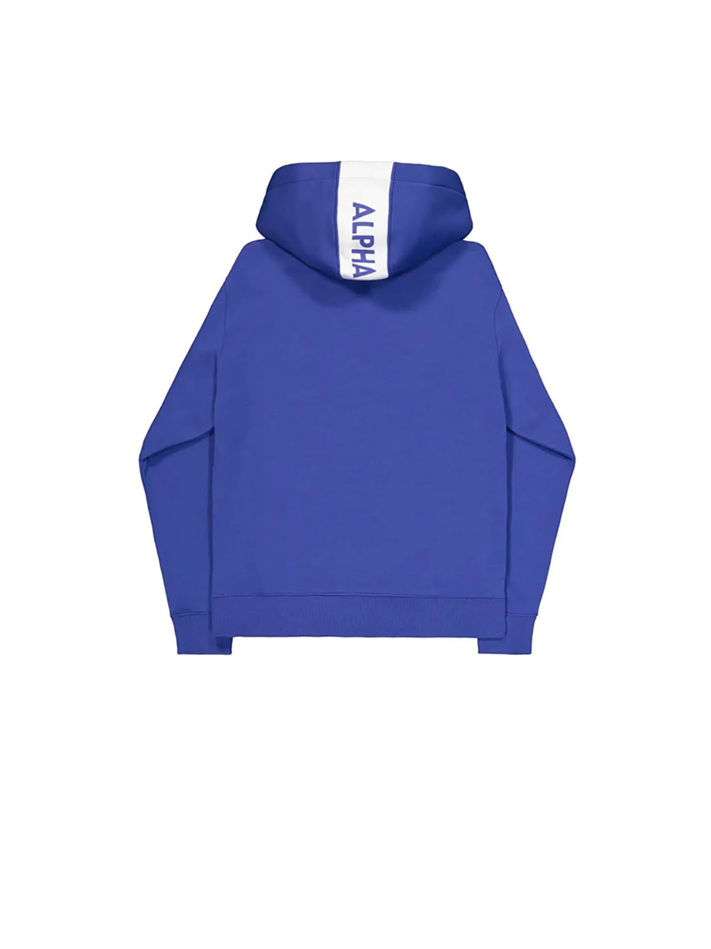 ALPHA INDUSTRIES Sweatshirt 'Red Stripe'‌‌‌‌‌‌‌ in Blau