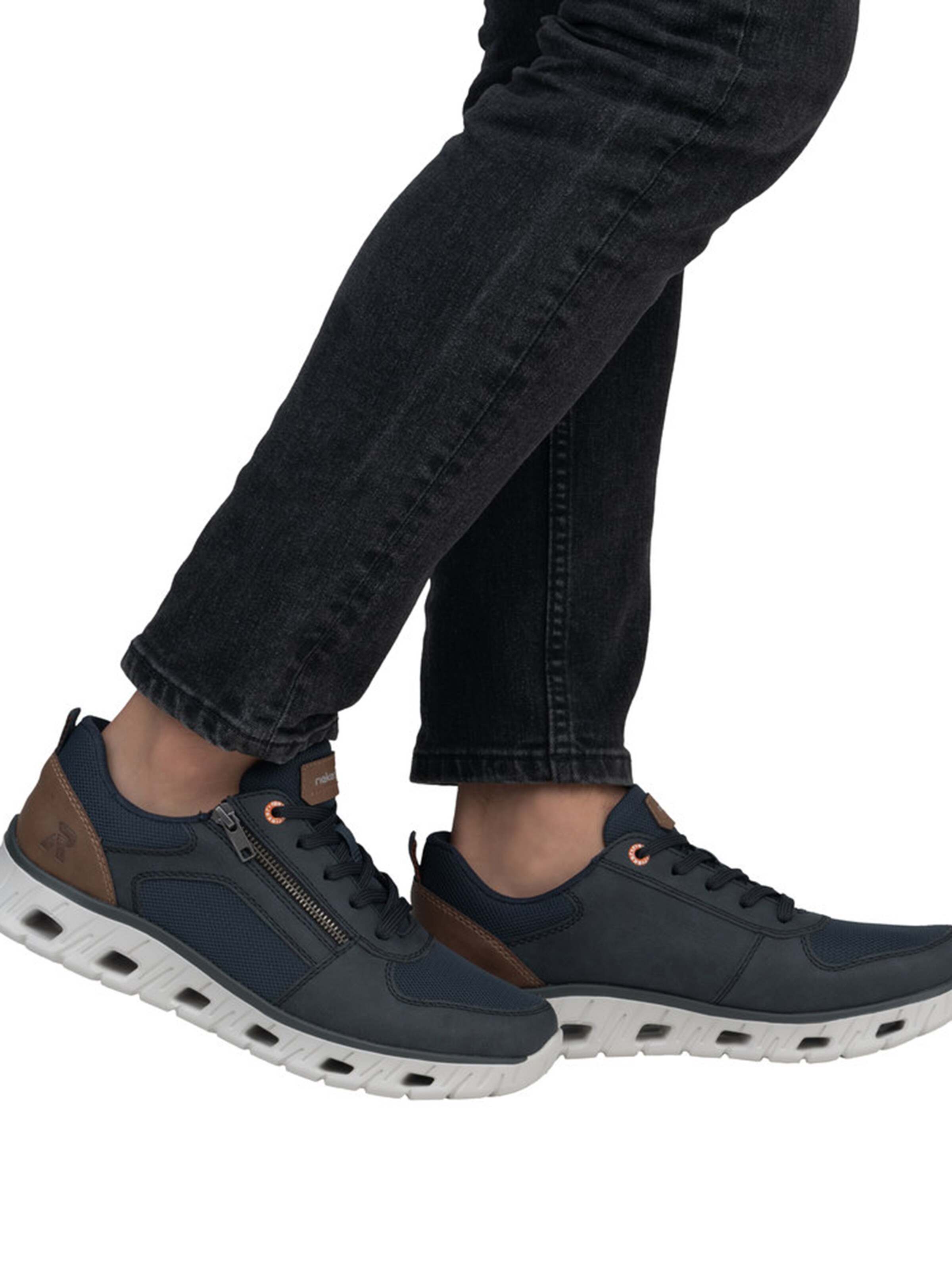 Rieker Sport Trampki niskie w kolorze niebieski