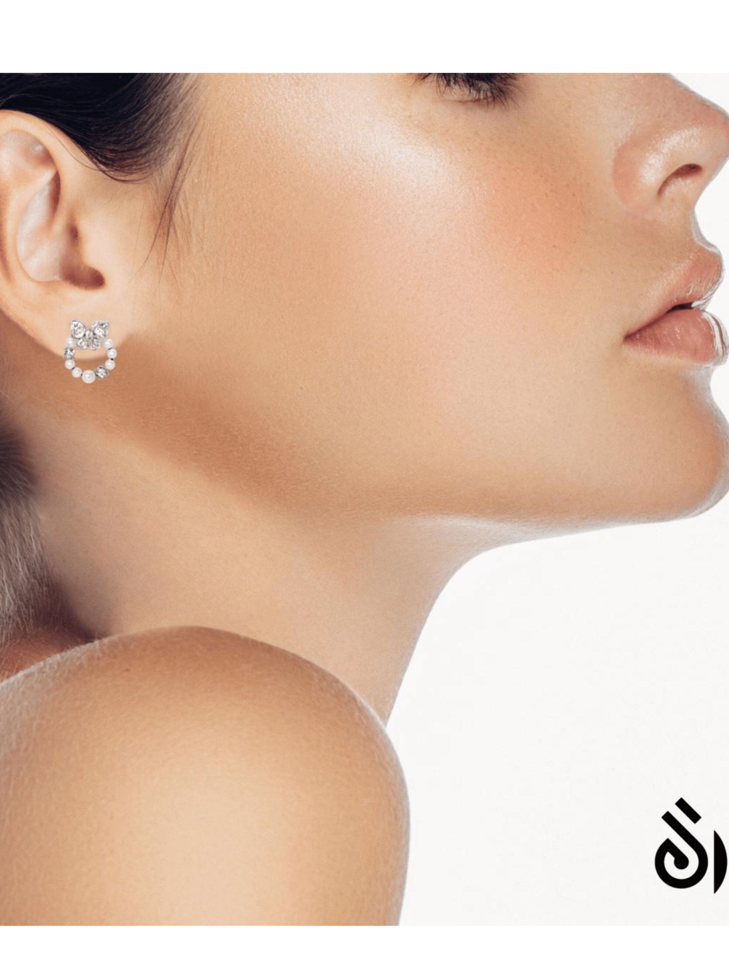 ARS-ARGENTI Earrings 'BABE' in White