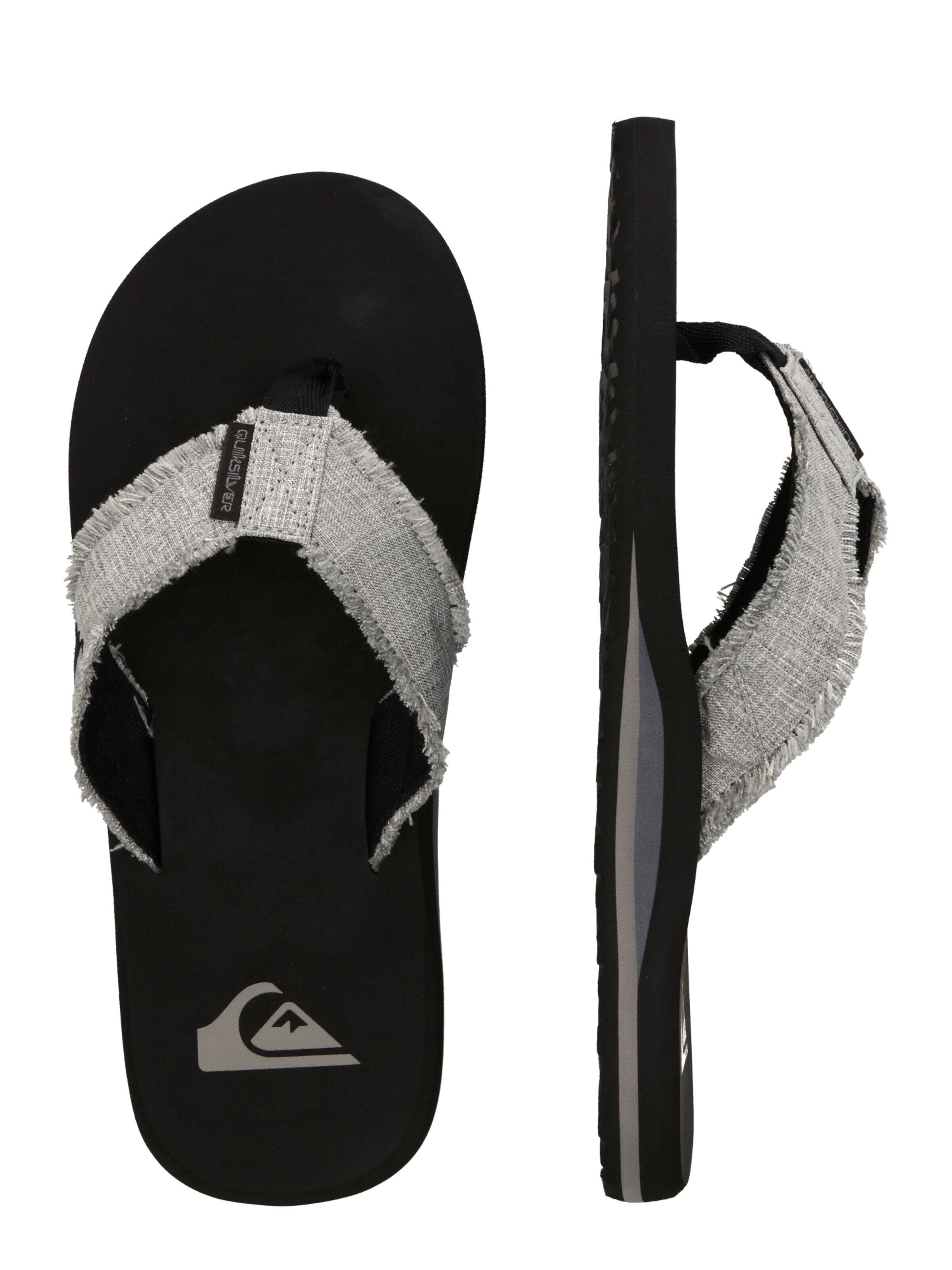 Tongs 'Monkey Abiss' QUIKSILVER en gris