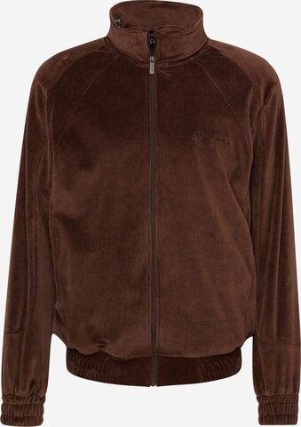 Sean John Sweat jacket in Brown: front