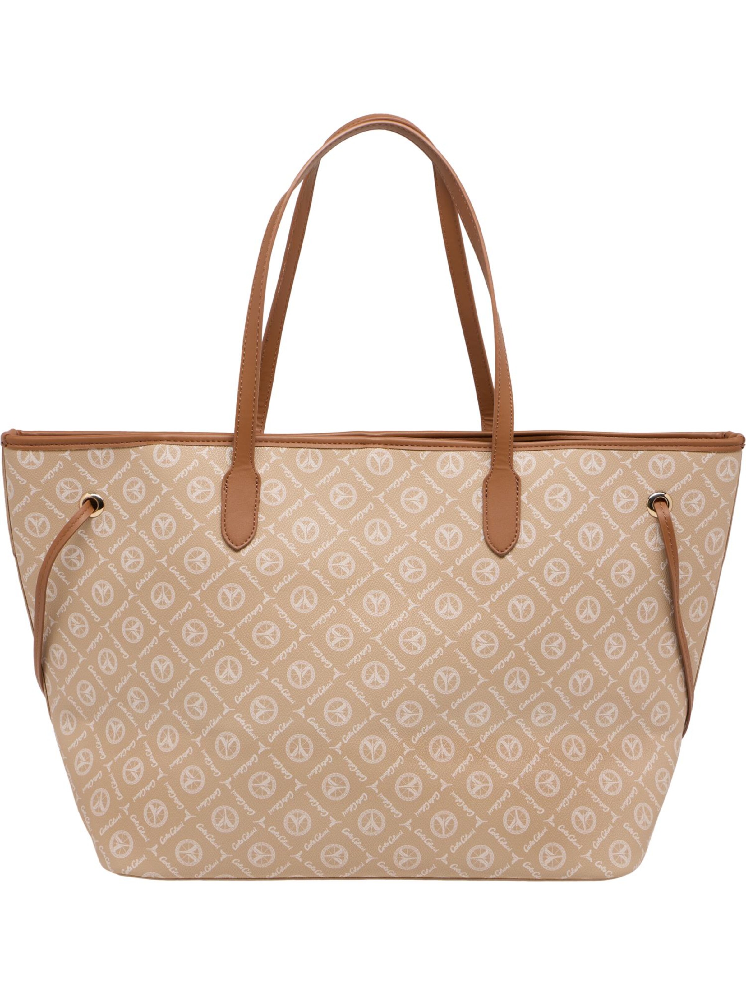 Carlo Colucci Shopper 'Desserra' in Beige
