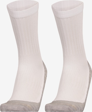 UphillSport Athletic Socks 'WINTER XC' in White: front