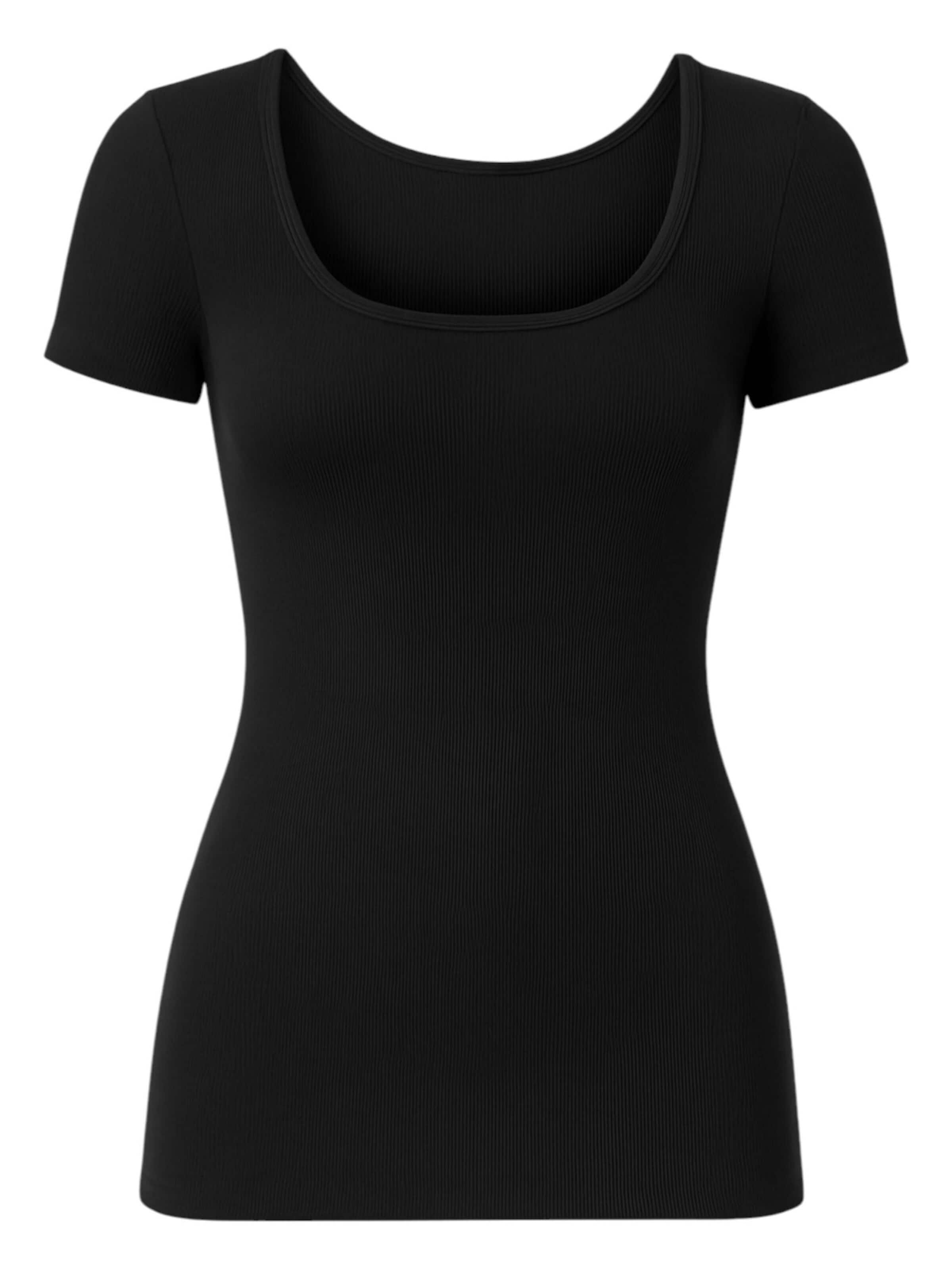Haut 'SQUAREFORM' fashionshowcase en noir : devant