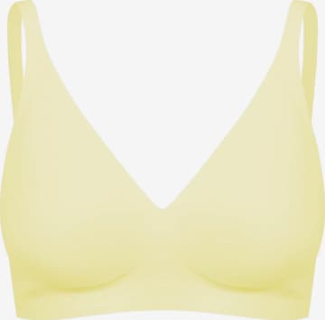 cfab (formerly creamy fabrics) - Sujetador 'Comfort Push-Up BH' en amarillo: frente