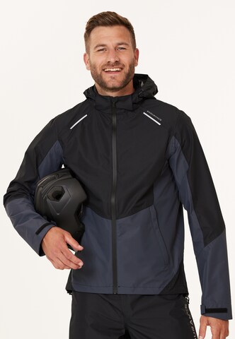 ENDURANCE Athletic Jacket 'Varberg' in Black: front