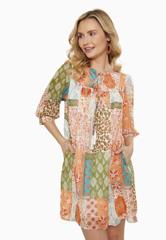 usha FESTIVAL Blousejurk in Gemengde kleuren: voorkant