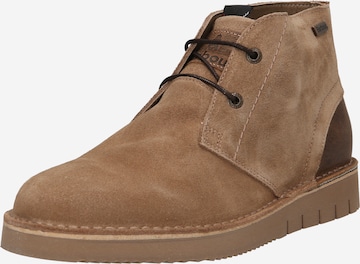 Barbour - Botas chukka 'Kent' em bege: frente