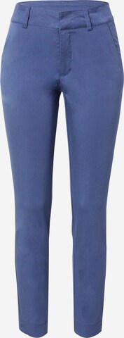 Pantalon chino 'Lea' Kaffe en bleu : devant