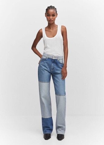 MANGO Regular Jeans 'Dorotea' in Blauw