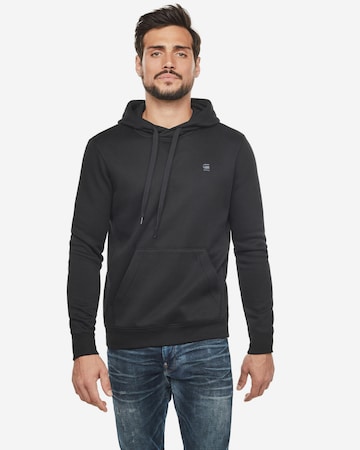 G-Star RAW Sweatshirt 'Premium Core' in Zwart: voorkant