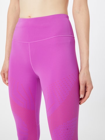 ASICS Skinny Sportovní kalhoty – fialová