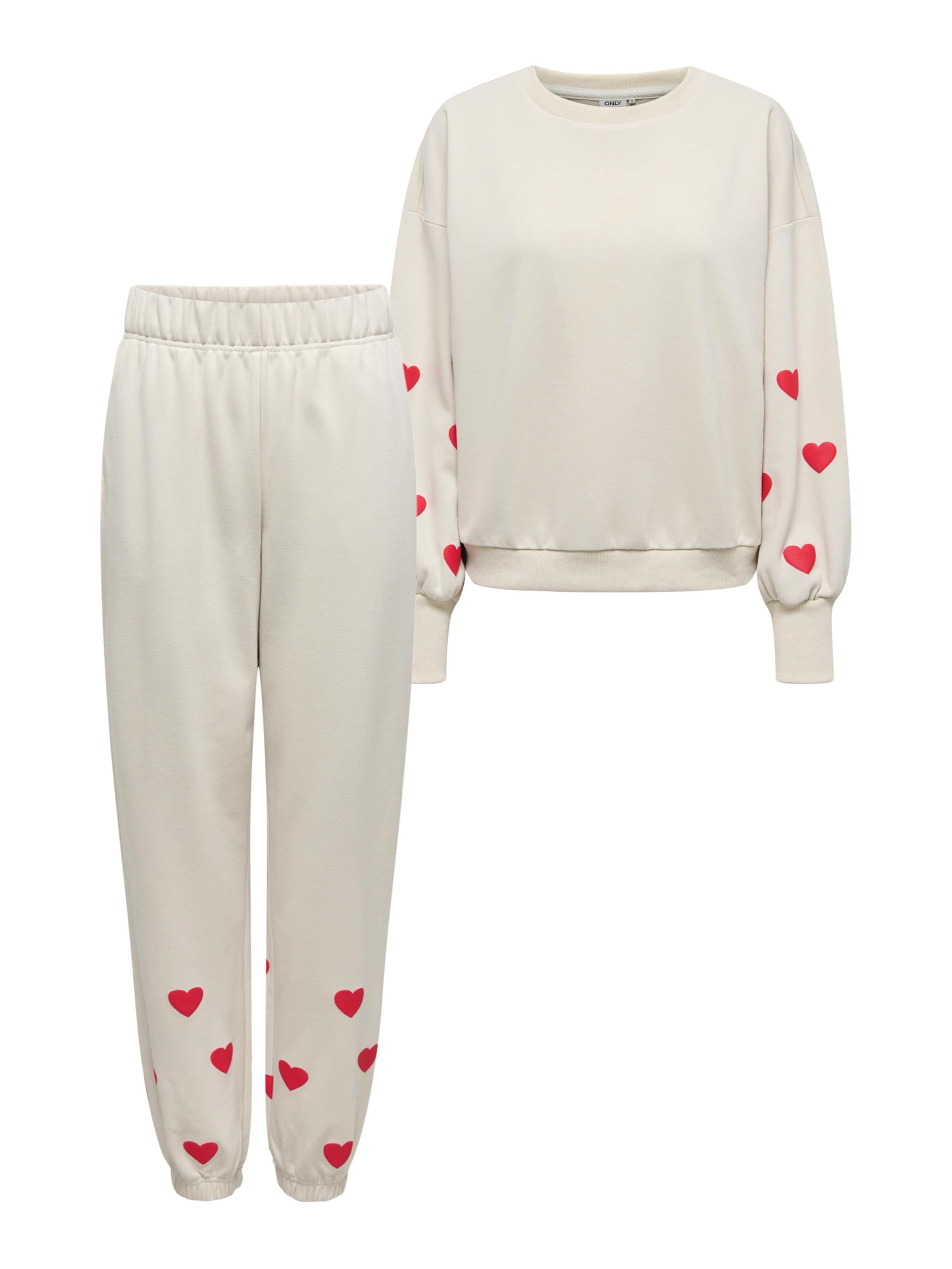 ONLY - Fato de jogging 'ONLBROOKE' em cinzento: frente