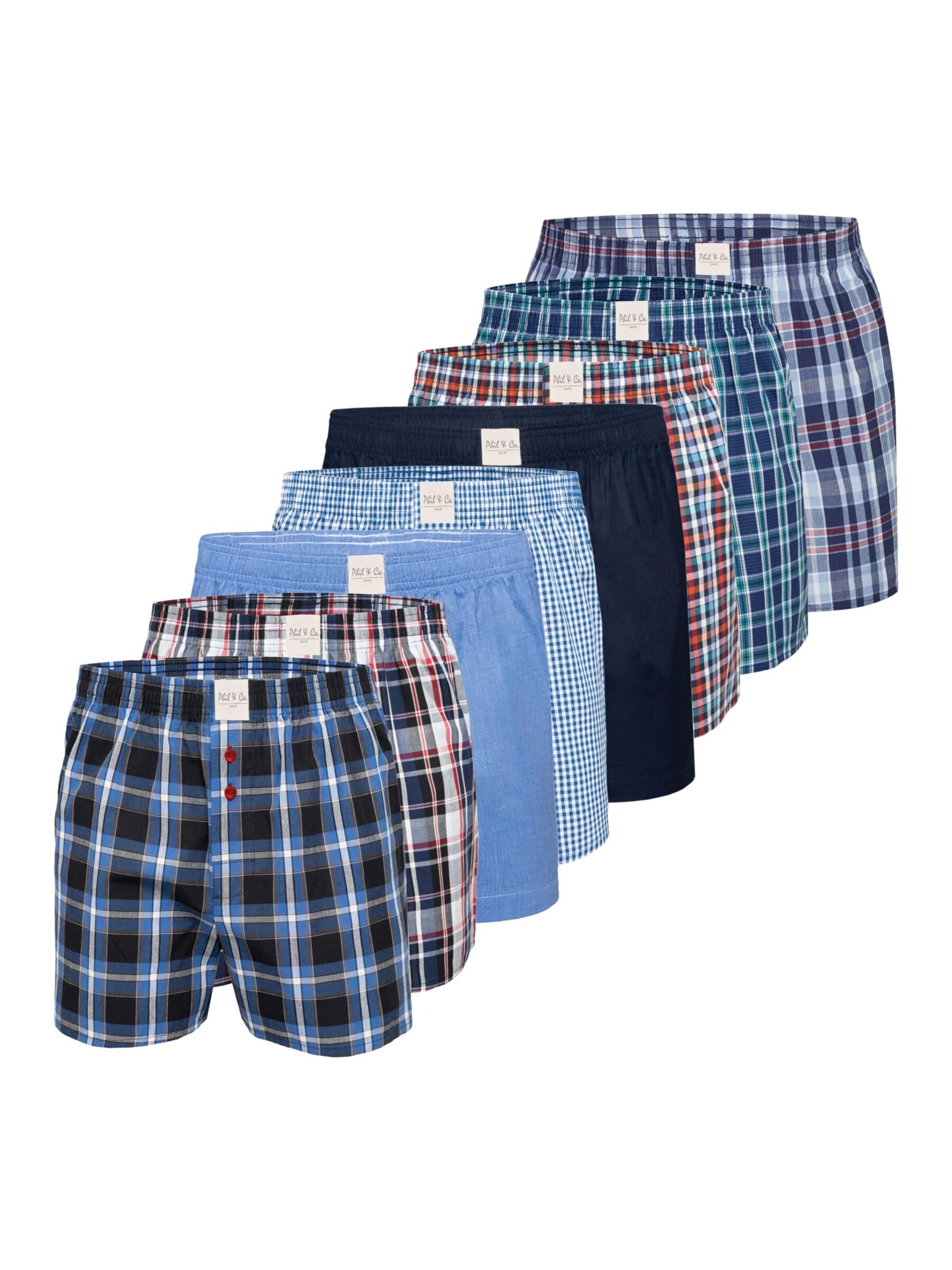 Phil & Co. Berlin Boxer shorts 'American' in Mixed colours: front
