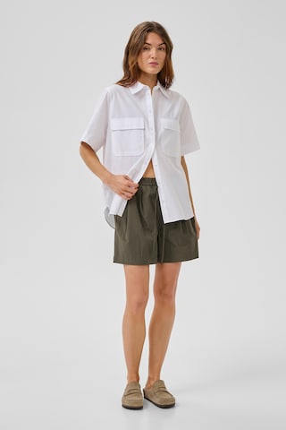 My Essential Wardrobe - Blusa 'SunnaMW' em branco