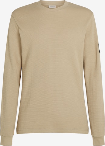 Tricou de la Calvin Klein Jeans pe maro: față