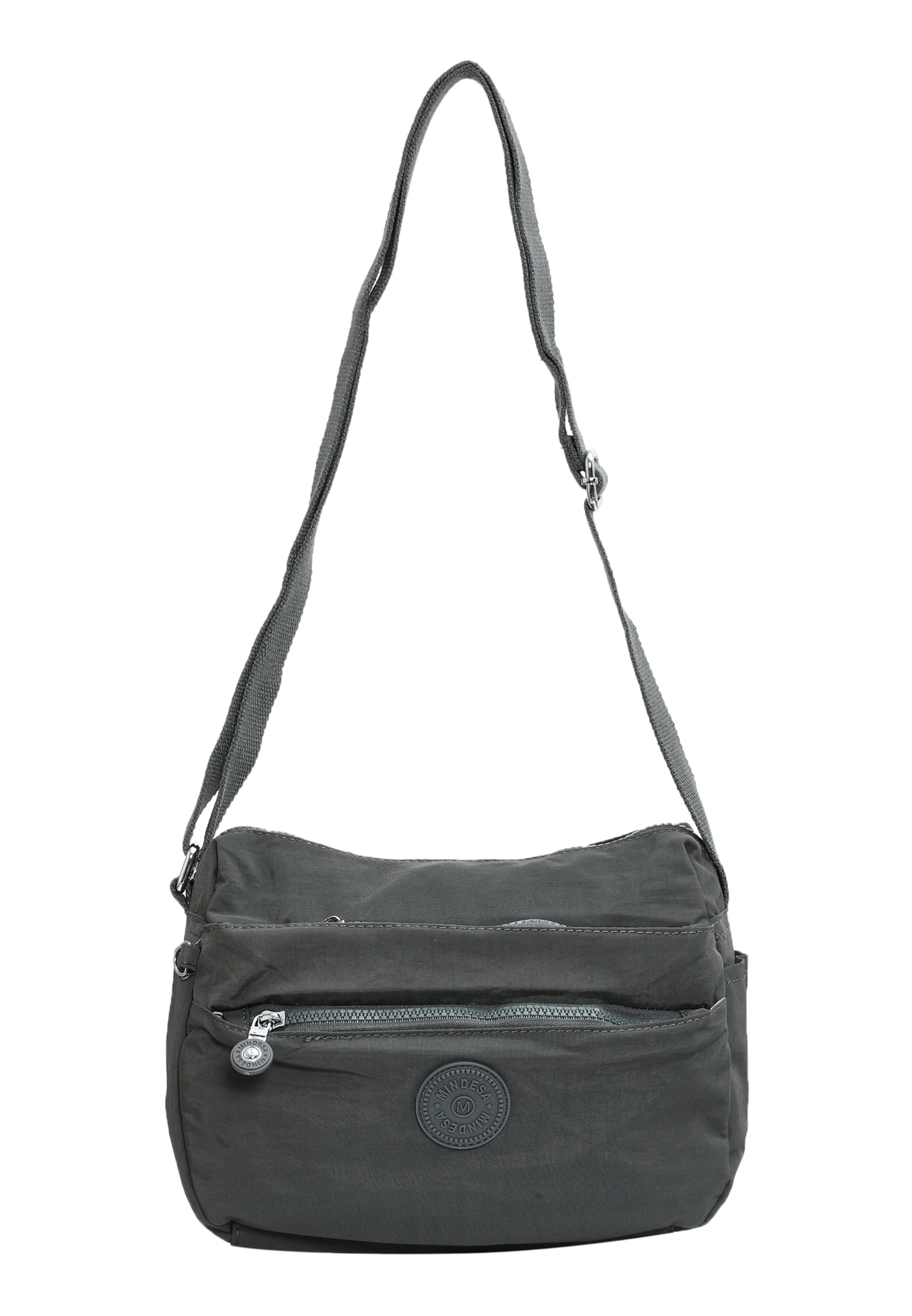 Mindesa - Mala de ombro em cinzento: frente