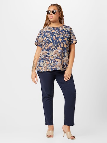 Coupe slim Pantalon Warehouse Curve en bleu