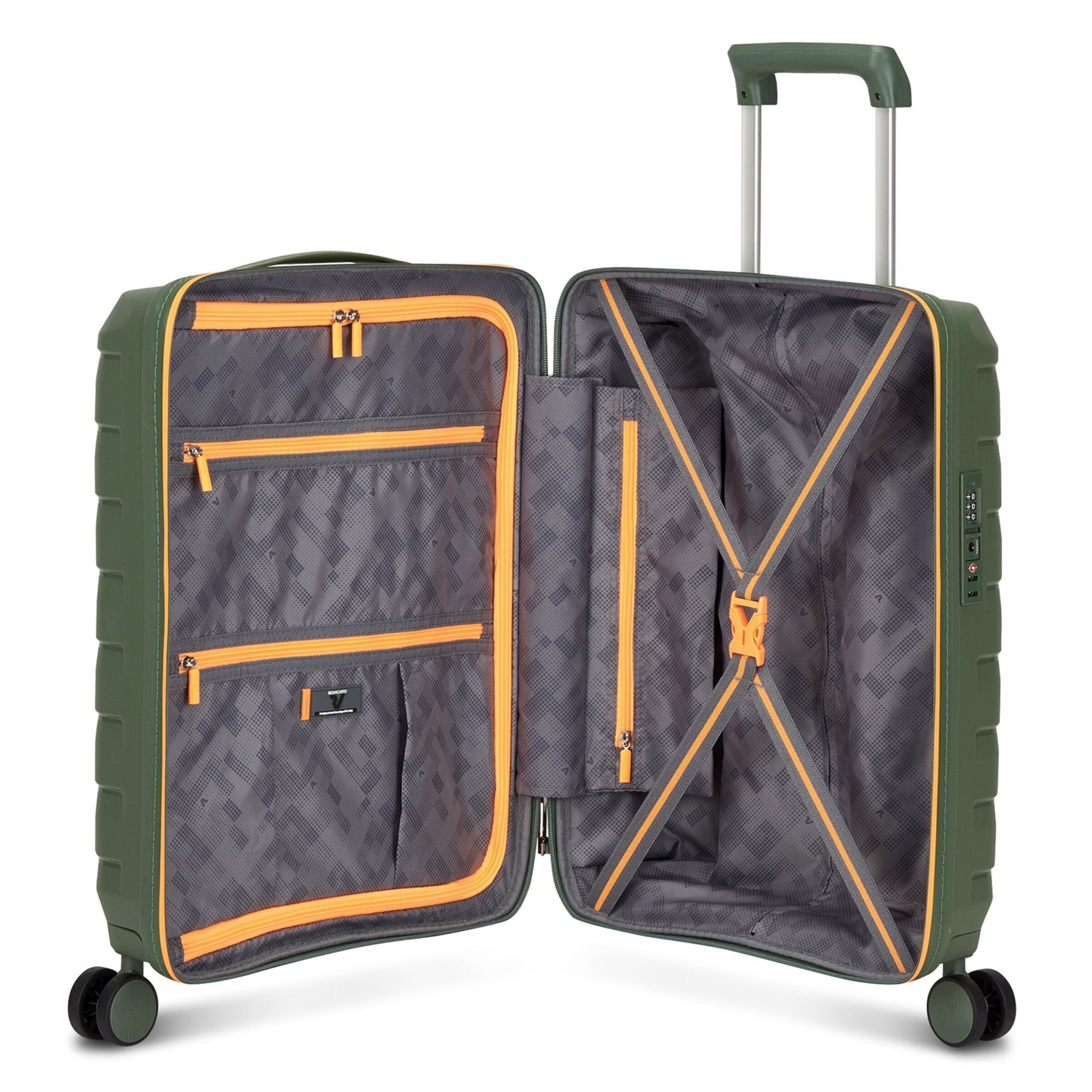 Roncato Trolley 'Skyline 2.0' in Grün