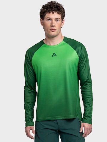 T-Shirt fonctionnel 'Koitere' Schöffel en vert : devant