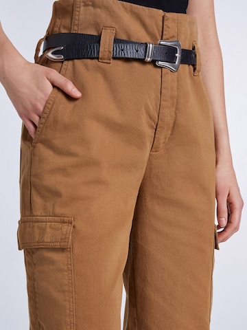 Regular Pantalon cargo SET en marron