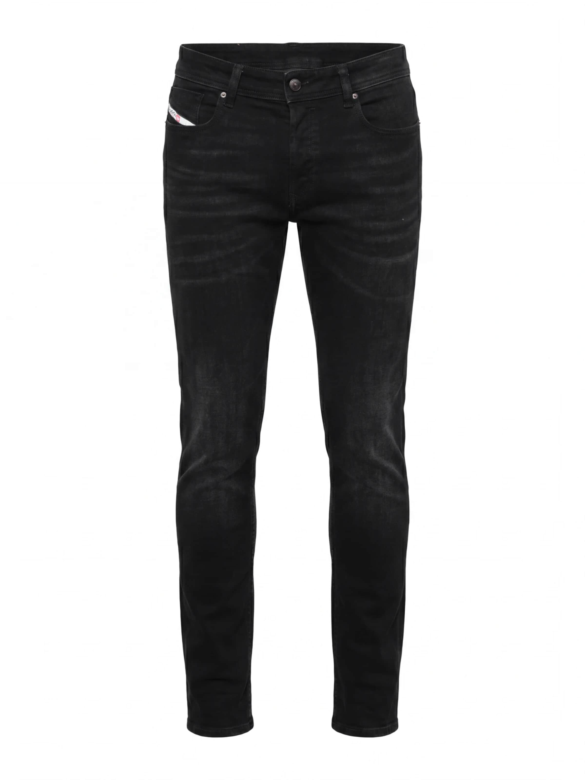 DIESEL Skinny Jeansy 'TROXER' w kolorze czarny: przód