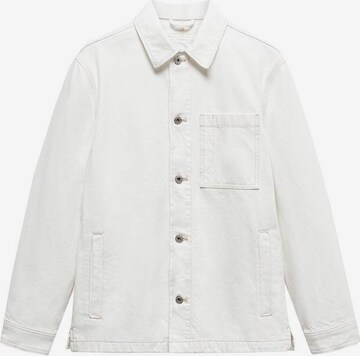 MANGO MAN Regular fit Button Up Shirt in White: front