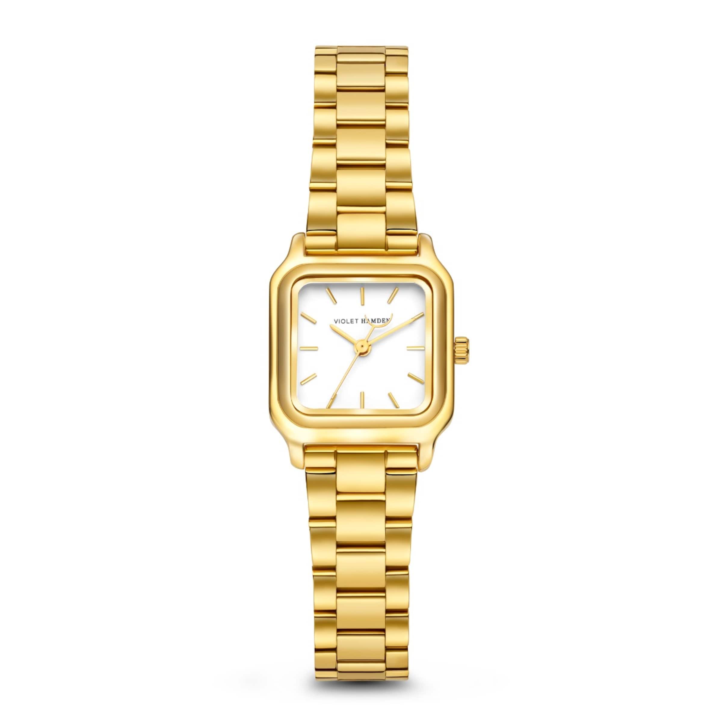 Violet Hamden Analog watch in Gold: front