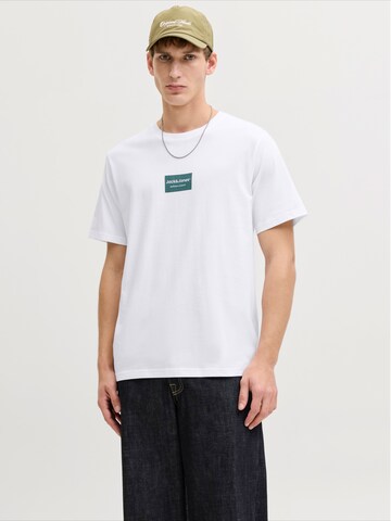 JACK & JONES T-Shirt 'JJFRANK' in Weiß: Vorderseite