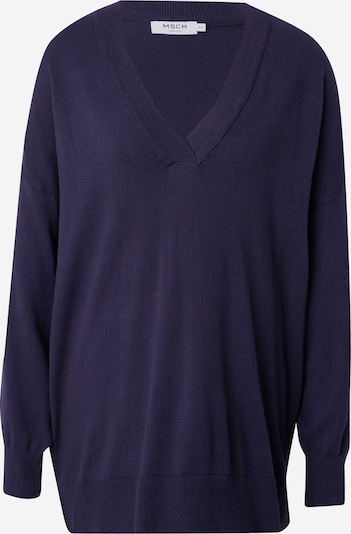 MSCH COPENHAGEN Pull-over oversize 'Neila Rachelle' en indigo, Vue avec produit