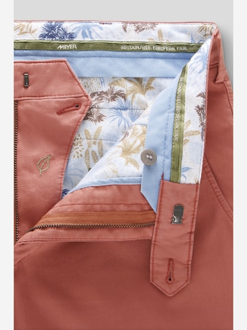 Regular Pantalon chino MEYER en rouge