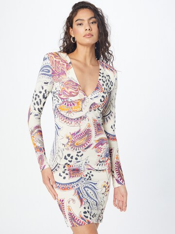 Robe Just Cavalli en beige : devant